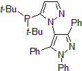 Picture of 5-(Di-t-butylphosphino)-1-(1,3,5-triphenyl-1H-pyrazol-4-yl)-1H-pyrazole, 98%