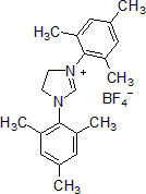 Picture of 1,3-Bis(2,4,6-trimethylphenyl)-4,5-dihydroimidazolium tetrafluoroborate, 97%