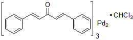 Picture of Tris(dibenzylideneacetone)dipalladium(0) chloroform adduct, Pd 20.6%