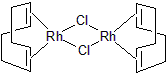 Picture of Chloro(1,5-cyclooctadiene)rhodium(I) dimer, Rh 41.6%