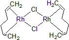Picture of Chloro(1,5-hexadiene)rhodium(I) dimer, Rh 46.7%