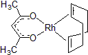 Picture of Acetylacetonato(1,5-cyclooctadiene)rhodium(I), Rh 33.1%