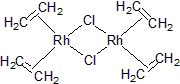 Picture of Chlorobis(ethylene)rhodium(I) dimer, Rh 52.5%