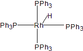 Picture of Hydridotetrakis(triphenylphosphine)rhodium(I), Rh 9.0%