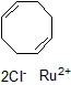 Picture of Dichloro (1,5-cyclooctadiene)ruthenium(III) polymer, Ru 34.7%