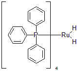 Picture of Dihydridotetrakis(triphenylphosphine)ruthenium(II), Ru 8.7%