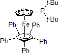 Picture of 1,2,3,4,5-Pentaphenyl-1'-(di-t-butylphosphino)ferrocene, 99%