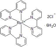 Picture of Tris(2,2′-bipyridyl)dichlororuthenium(II) hexahydrate, Ru 13.8%