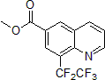 Picture of 8-Pentafluoroethylquinoline-6-carboxylic acid methyl ester, 95%
