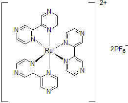 Picture of Tris(2,​2'-​Bipyrazine)ruthenium(II) hexafluorophosphate, 95%