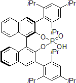 Picture of (R)-3,3′-Bis(2,4,6-triisopropylphenyl)-1,1′-binaphthyl-2,2′-diyl hydrogenphosphate, 97%
