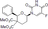 Picture of Dimethyl-6-(5-fluoro-2,4-dioxo-3,4-dihydropyrimidin-1(2H)-yl)-2-phenyldihydro-2H-pyran-3,3(4H)-dicarboxylate, 95%