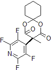 Picture of 3-Methyl-3-(2,3,5,6-tetrafluoro-pyridin-4-yl)-1,5-dioxa-spiro[5.5]undecane-2,4-dione, 98%