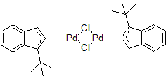 Picture of [(ƞ3-1-t-Butyl-indenyl)chloropalladium dimer