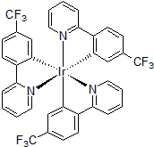 Picture of Tris[2-​(2-​pyridinyl-​κN)​-​5-​(trifluoromethyl)​phenyl-​κC]iridium(III), 95%
