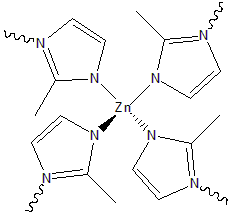 Picture of ZIF-8 (2-methylimidazole, zinc salt)